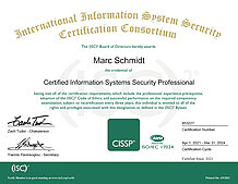 (ISC)2 Certified Information Systems Security Professional